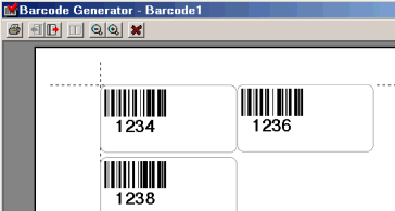 Barcode EAN, Code 39, Code 128, PDF 417,
Datamatrix, Maxicode, Aztec