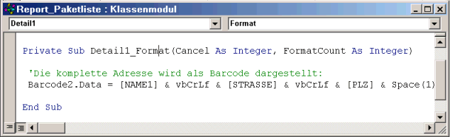 Barcode EAN, Code 39, Code 128, PDF 417, Datamatrix, Maxicode, Aztec