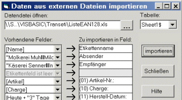 Datenimport
